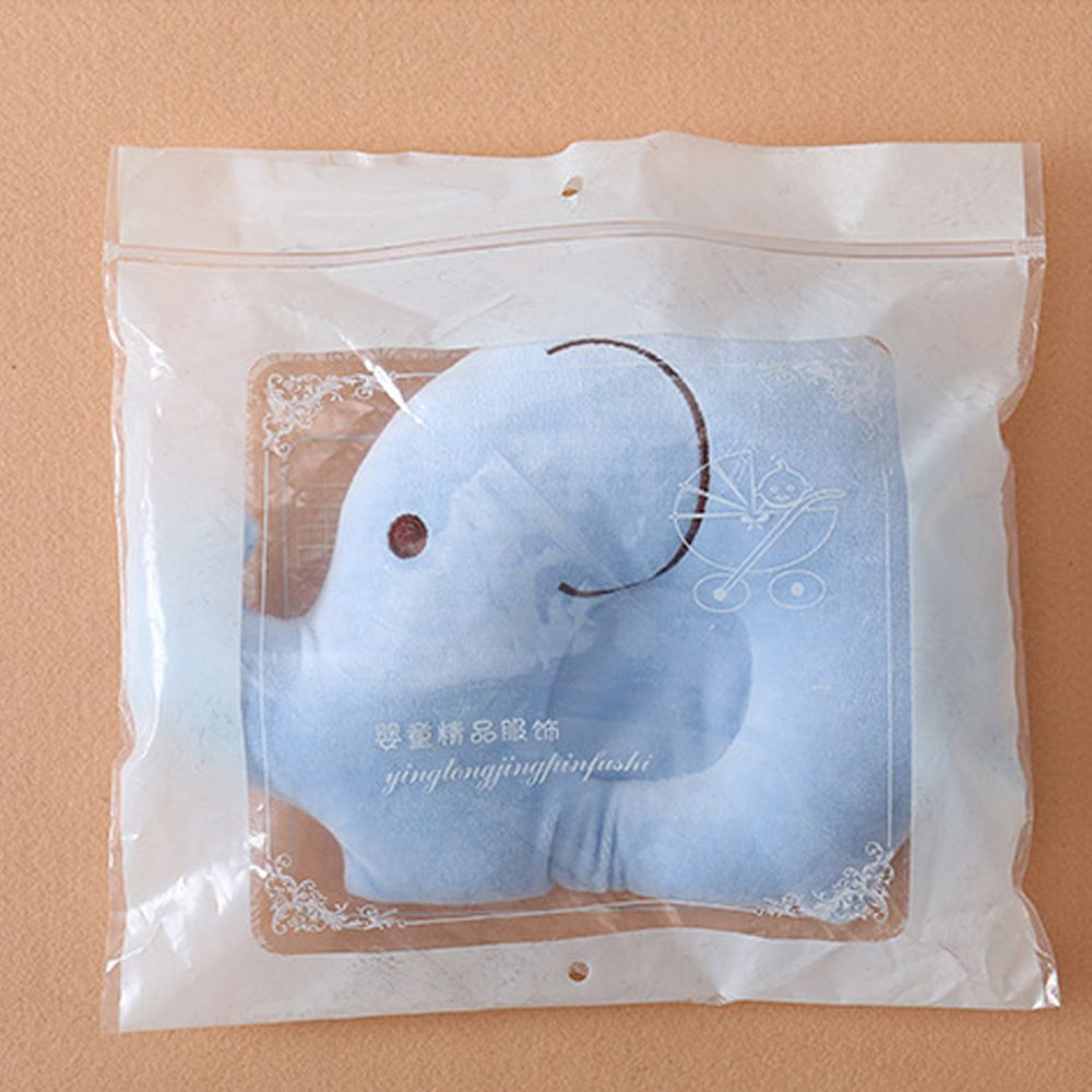 Gối cho bé sơ sinh, gối chống méo đầu cho bé hình chú voi đáng yêu