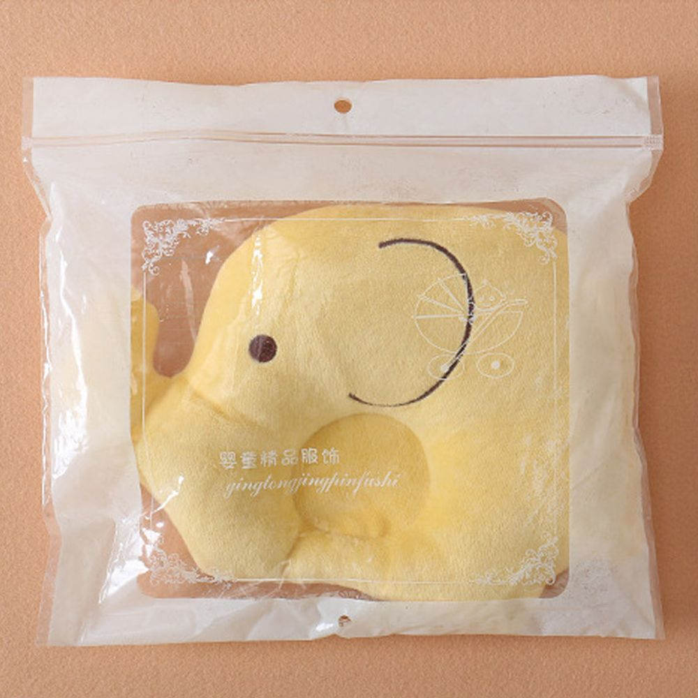 Gối cho bé sơ sinh, gối chống méo đầu cho bé hình chú voi đáng yêu