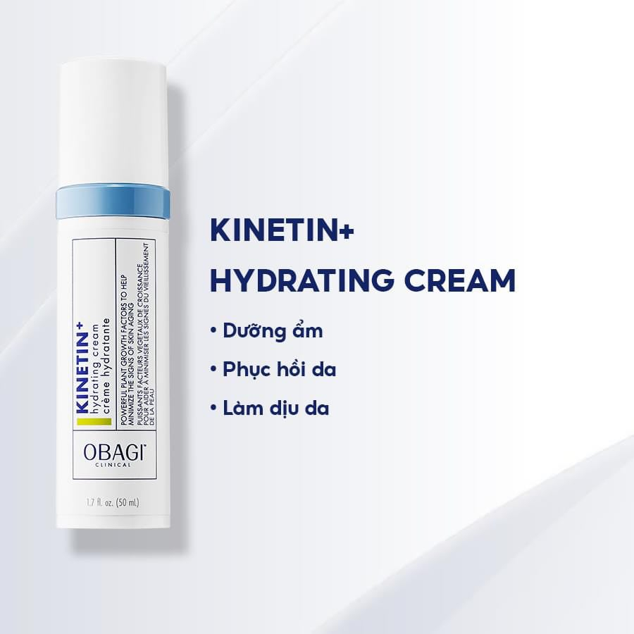 Bộ đôi: Kem dưỡng Obagi 360 Retinol 0.5 28g & Kem phục hồi Obagi Kinetin+ Hydrating Cream 50ml - Chống lão hoá