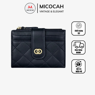 Ví Nữ Ngắn Mini Cầm Tay Đựng Tiền TAILIAN Thời Trang Kẻ Caro Xinh Xắn Da Cao Cấp 𝐓𝐋𝟏𝟐