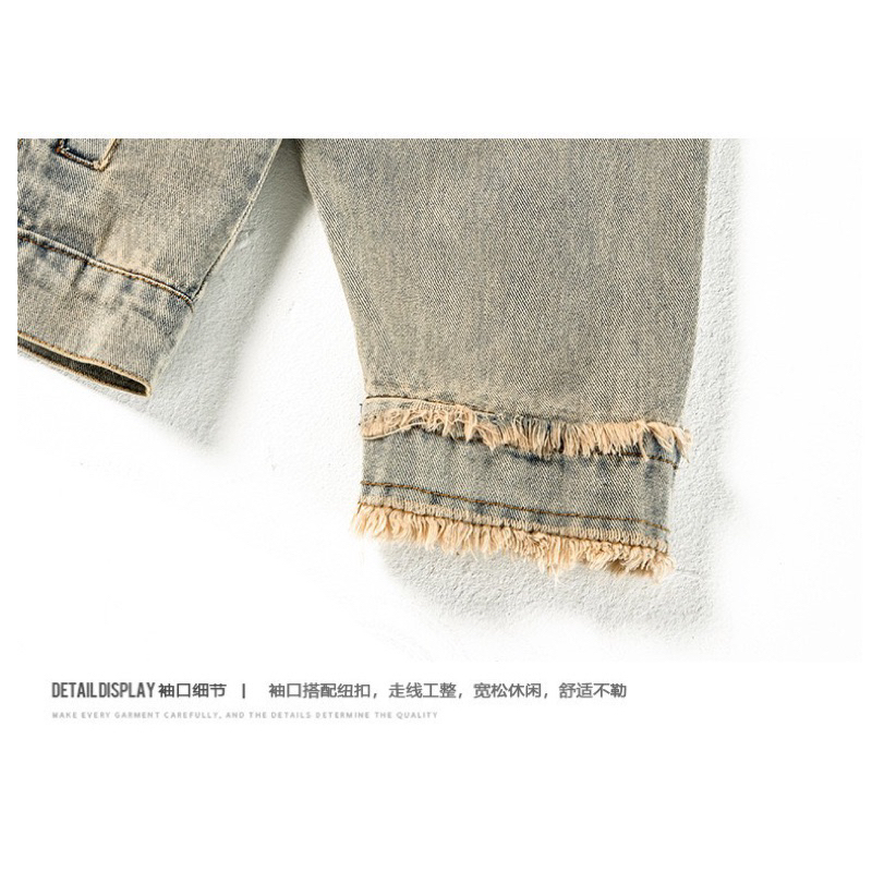 Áo Khoác Jean Nam Nữ From Rộng, Chất Vải Dầy Dặn, Áo Bò Thời Trang Unisex