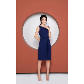 Đầm cotton nữ FIONA can phối sườn váy thun sát nách cổ tròn tay chờm trẻ trung F429016