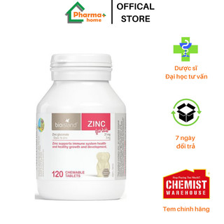 Bio island ZinC bổ sung Kẽm cho bé từ 1 tuổi, 120 viên nhai