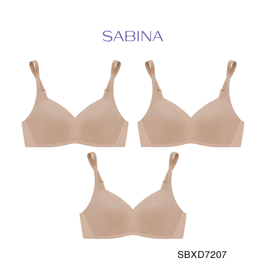 Combo 3 Áo Lót Không Gọng Không Viền May Mút Mỏng Phù Hợp Ngực Vừa Và Lớn Perfect Bra By Sabina SBXD7207