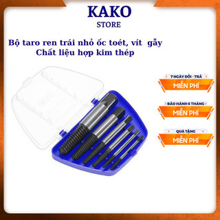 Bộ nhổ ốc gãy kingtony taro ren trái kingtony 5 chi tiết, 6 chi tiết