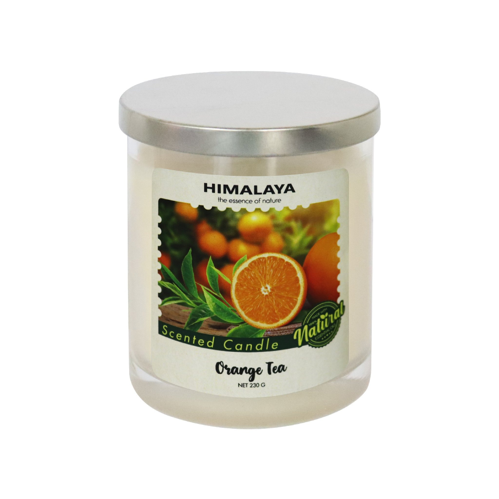 HIMALAYA - Nến Thơm Himalaya - Orange Tea 1 bấc 230g