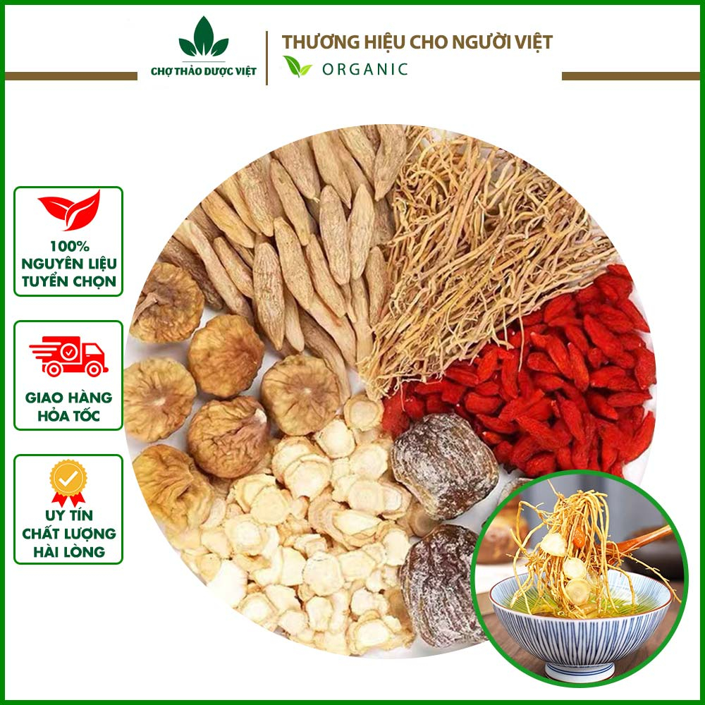 Trà sâm mát gan, giảm ho, bổ phế, giảm biếng ăn cho bé, thanh nhiệt - Chợ Thảo Dược Việt