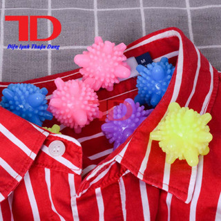 Bóng giặt gai giặt sạch giảm nhăn, bóng giặt cho quần áo như mới, banh giặt quần áo trong máy giặt - Điện lạnh Thuận Dun