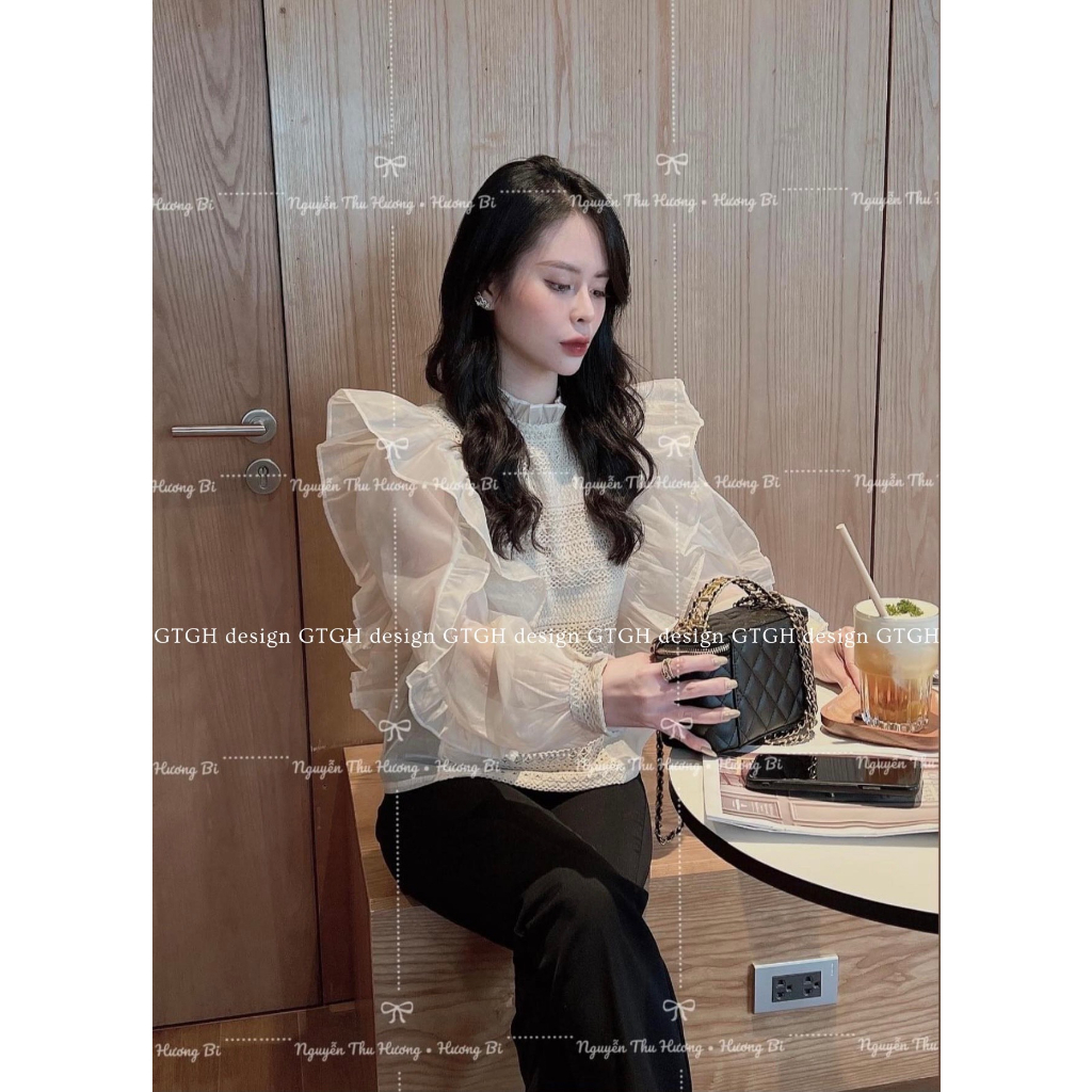 Siuu phẩm áo ren phối tơ bèo so hott hàng QC