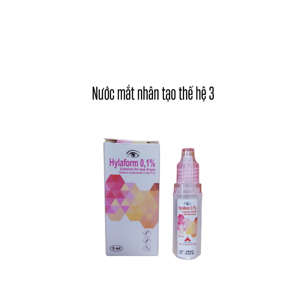 Nước mắt nhân tạo Hylaform 0,1%