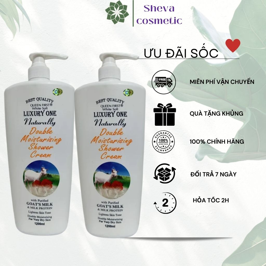 ComBo 2 Chai Sữa tắm LUXURY 1200ml