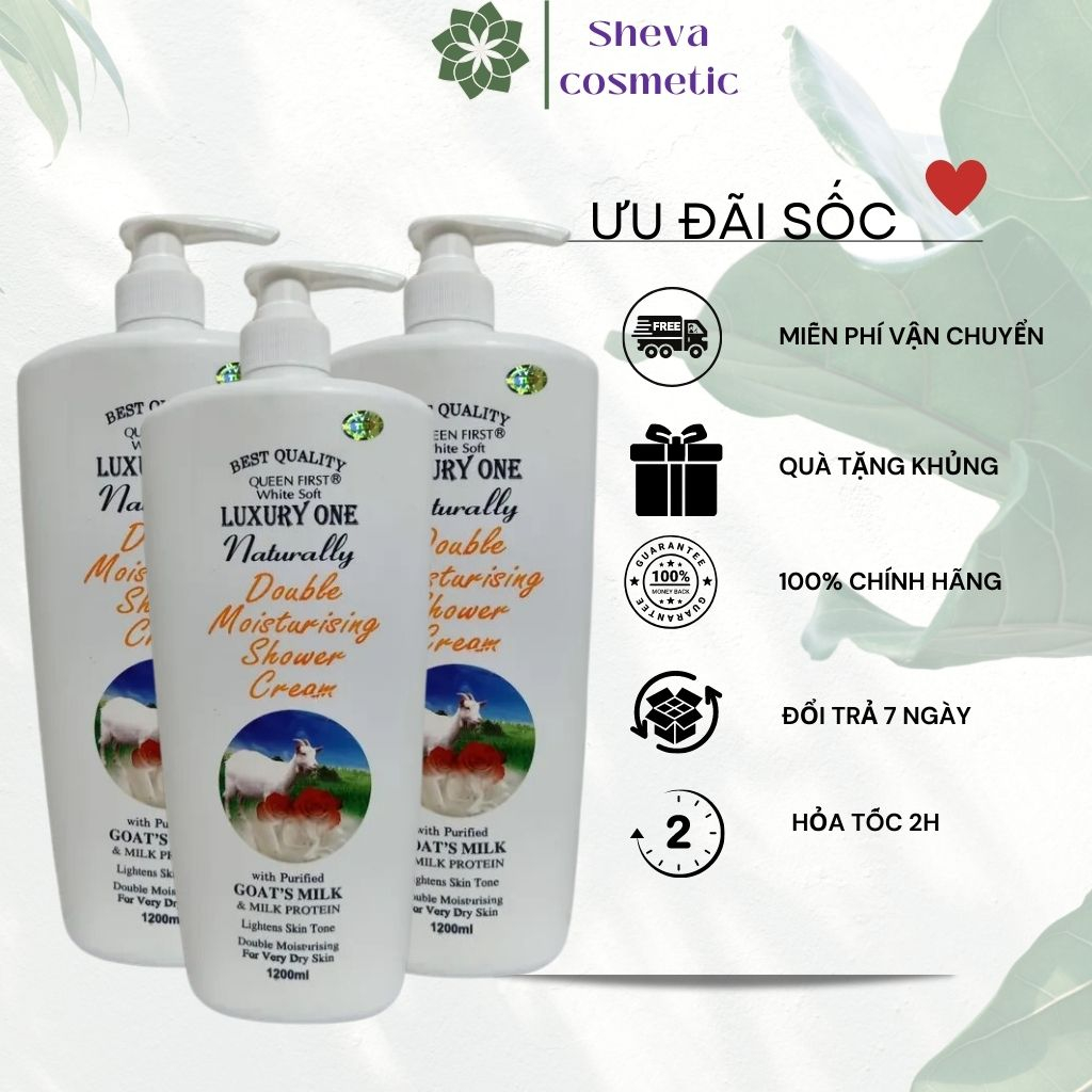 ComBo 3 Chai Sữa tắm LUXURY 1200ml