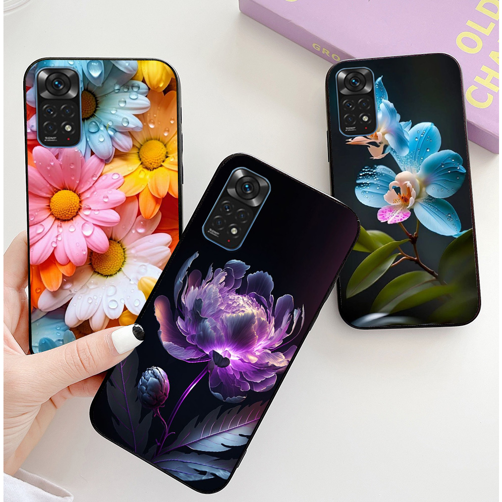 Ốp lưng Xiaomi redmi note 11 4g / note 11s 4g / note 11 pro 5g  in hình hoa nữ sang chảnh