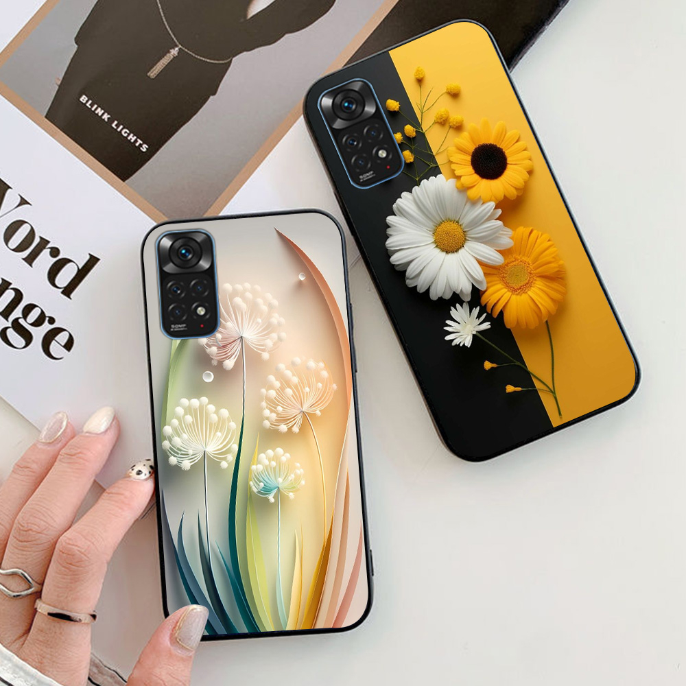 Ốp lưng Xiaomi redmi note 11 4g / note 11s 4g / note 11 pro 5g  in hình hoa nữ sang chảnh