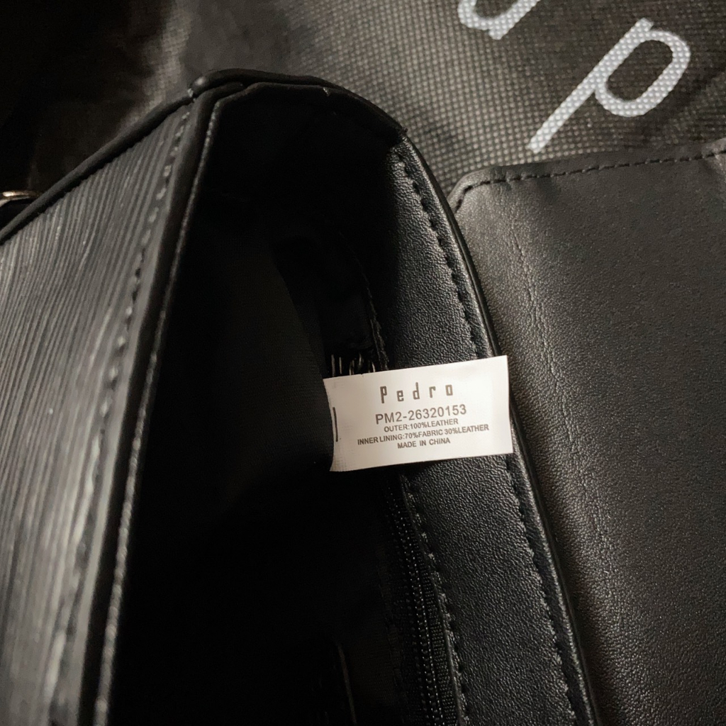 Túi nam hộp nắp gài sọc ngang - PM44