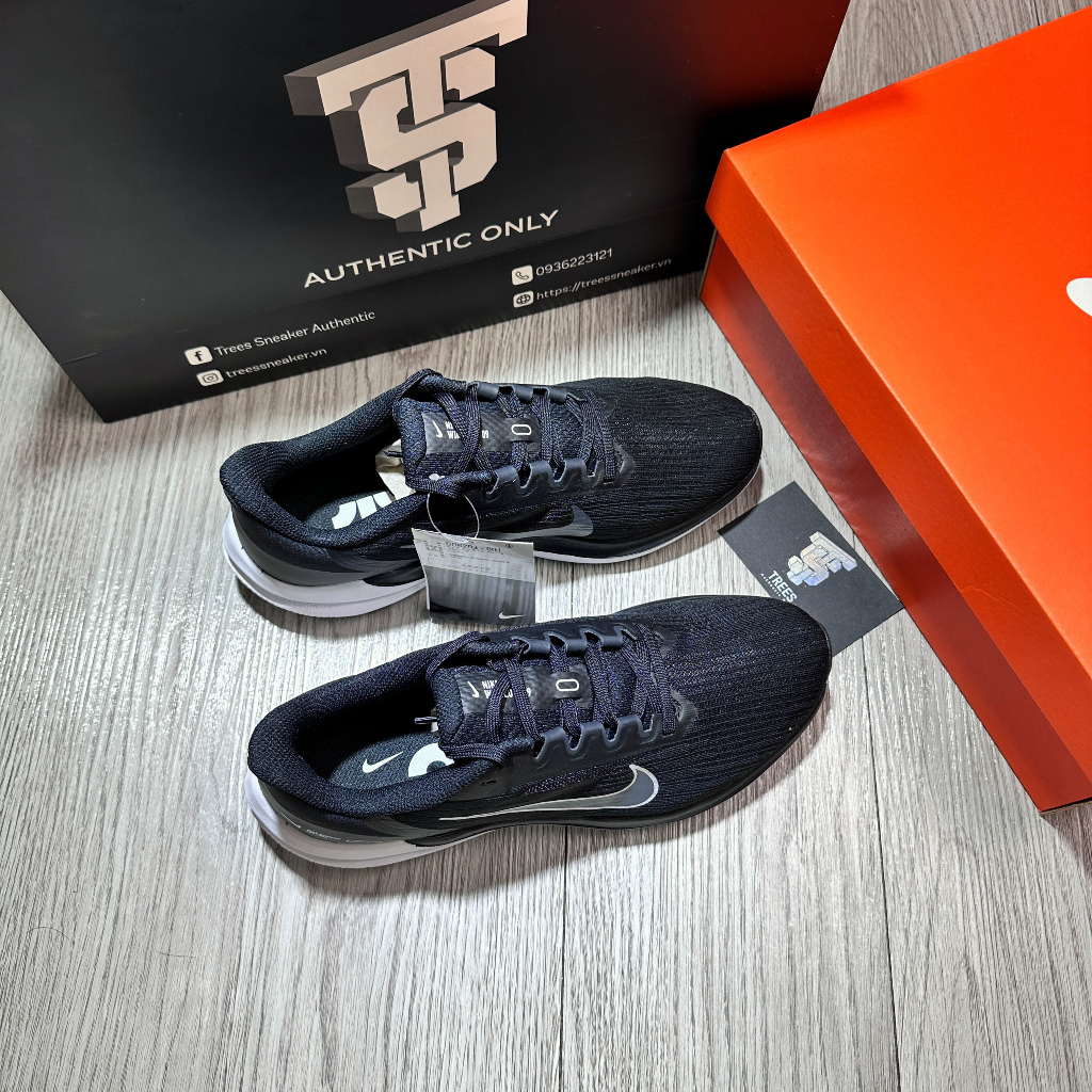 Giày thể thao NIKE AIR WINFLO 9 BLACK RUNNING DD6203 001
