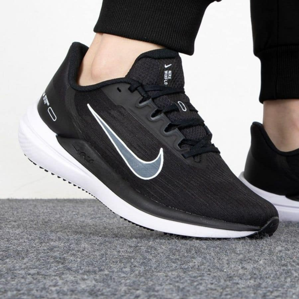 Giày thể thao NIKE AIR WINFLO 9 BLACK RUNNING DD6203 001
