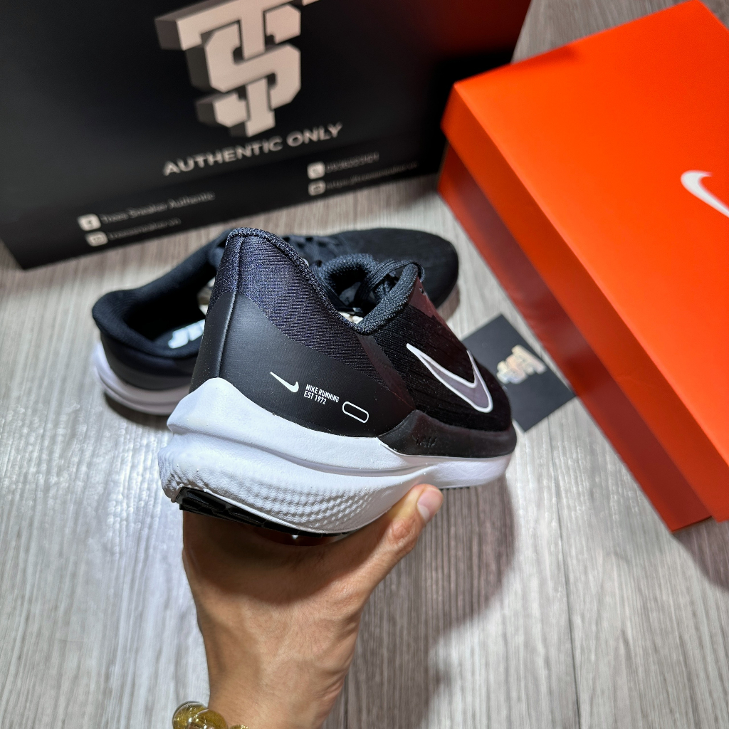 Giày thể thao NIKE AIR WINFLO 9 BLACK RUNNING DD6203 001