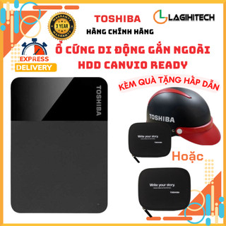 *LAGIHITECH* Ổ Cứng Di Động HDD Toshiba Canvio Ready 2.5 inch 1TB / 2TB / 4TB USB 3.2 - Bảo hành 3 năm