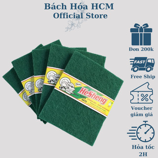 Miếng cước xanh thái rửa chén giá siêu rẻ, miếng rửa chén cước xanh thái hesheng, miếng rửa bát