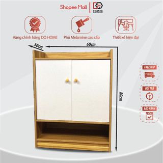 Tủ để giày có kệ 4 tầng kt 80x60x30 dq home store kệ để giày cánh trắng đế dưới tiện ích hiện đại - dq125