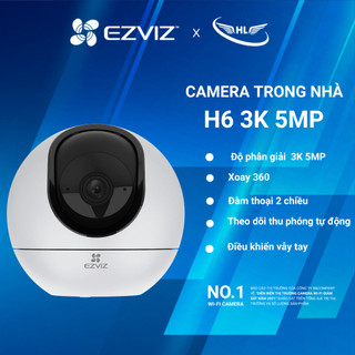  Camera WIFI trong nhà cao cấp xoay 360 độ EZVIZ H6 3K cao cấp hàng chính hãng