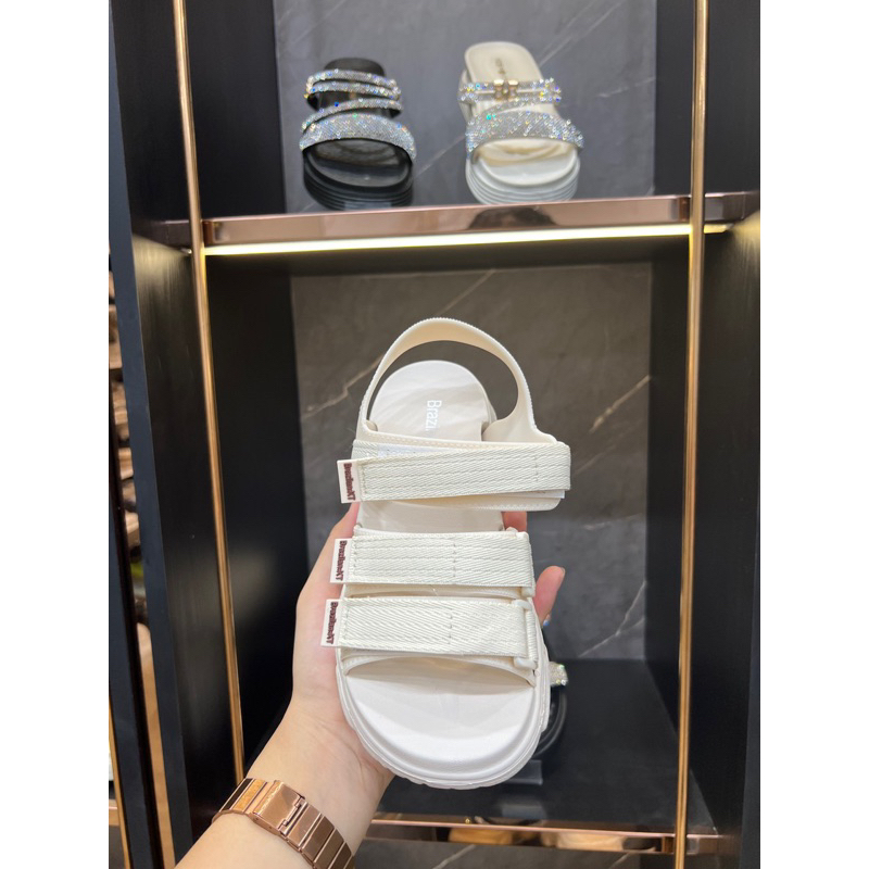 Sandal nữ quai ngang, sandal nâng đế 5cm, kiểu dáng trẻ trung, hiện đại msp: 9968-1