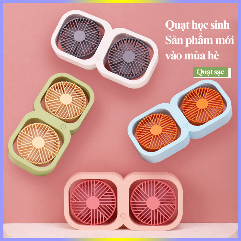 Quạt Mini - Quạt Bàn Thích hợp cho dân Văn Phòng, Xoay 90 độ– Siêu Mát