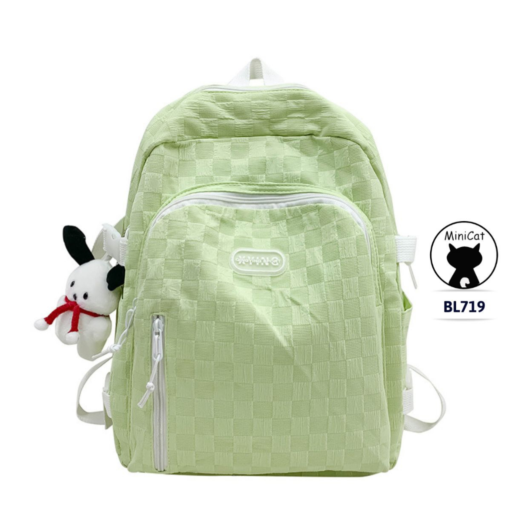 Balo nam nữ cao cấp, thời trang, đi học, đi chơi cá tính MiniCat BL719