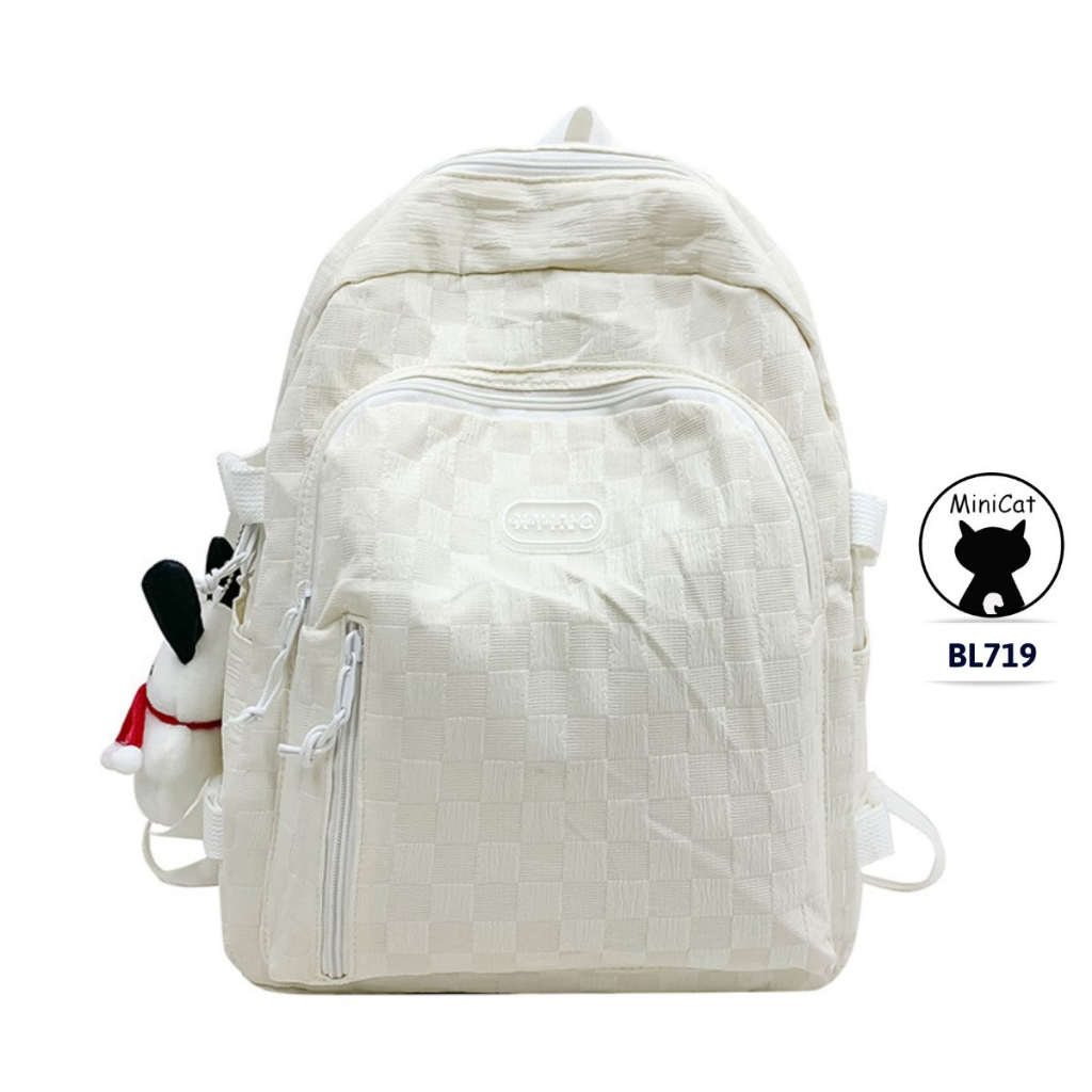 Balo nam nữ cao cấp, thời trang, đi học, đi chơi cá tính MiniCat BL719