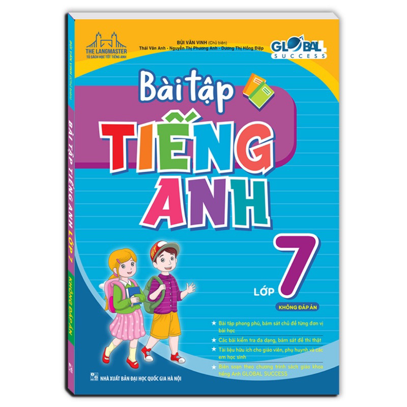 Sách -Bài Tập Tiếng Anh 7 (Không Đáp Án)- Global Success
