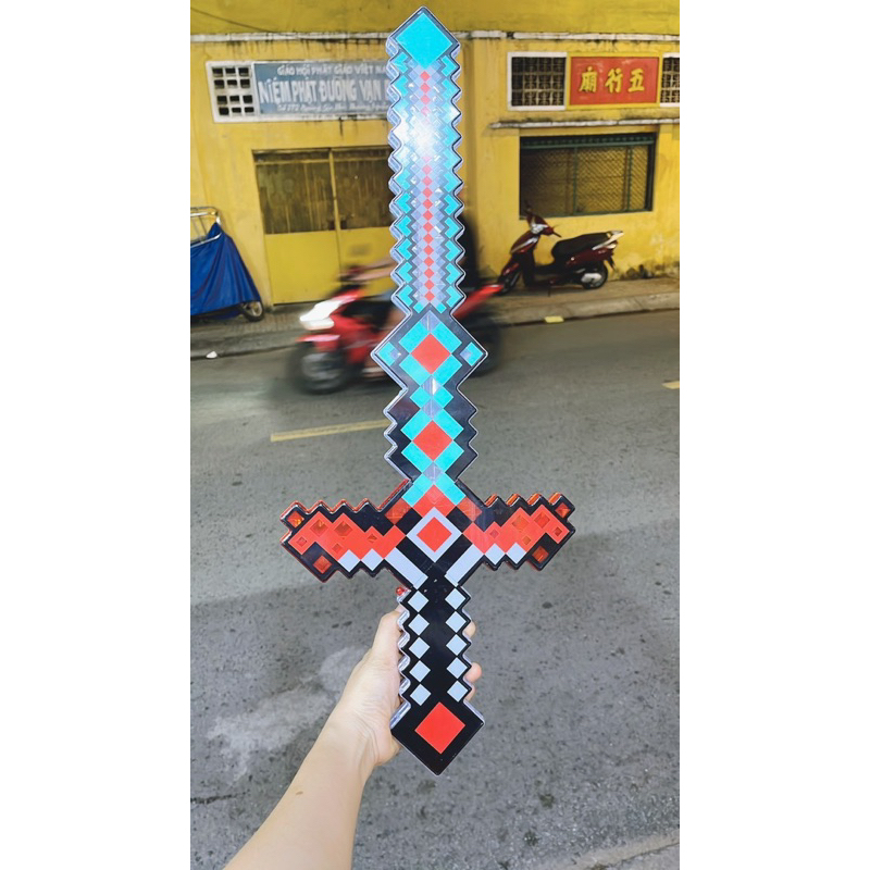 Đồ Chơi Mô Hình Kiếm/Đao MINECRAFT Có Đèn Mẫu Mới