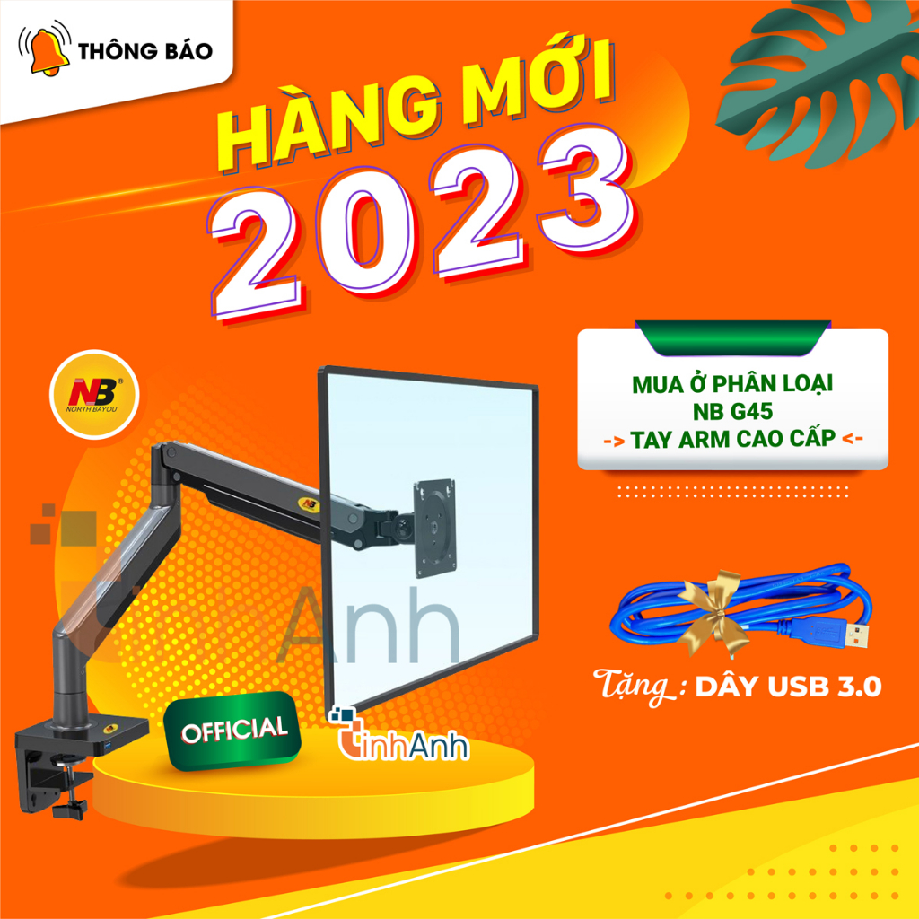 Giá treo màn hình LCD Arm màn hình đa năng North Bayou NB cho màn "22-40 inch"