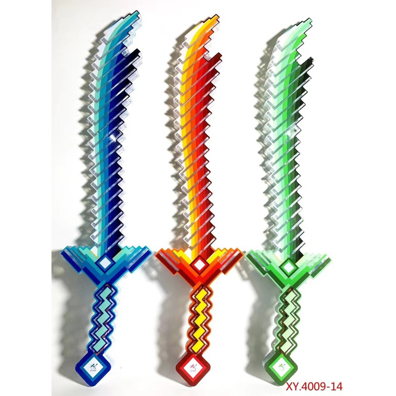 Đồ Chơi Mô Hình Kiếm/Đao MINECRAFT Có Đèn Mẫu Mới