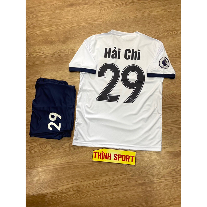 Bộ quần áo đá banh Tottenham , bóng đá CLB in tên số theo yêu cầu