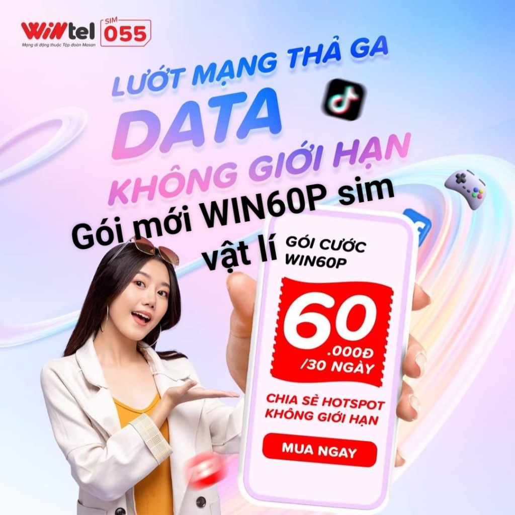 SIM TỶ DATA WIN60P