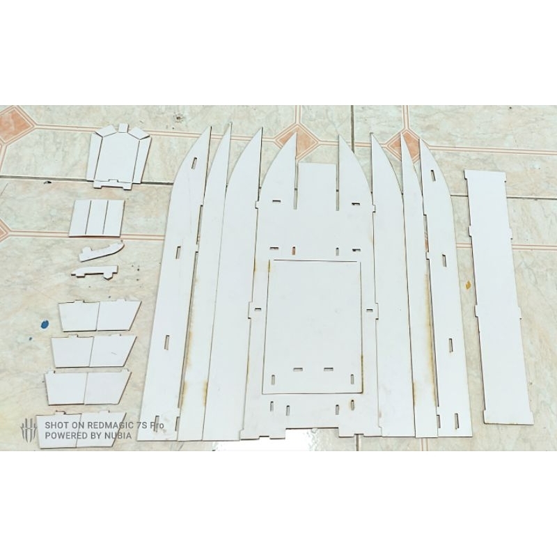 Bộ vỏ kit Cano Dài 40cm Rộng 14 cm" Fomex" 3mm