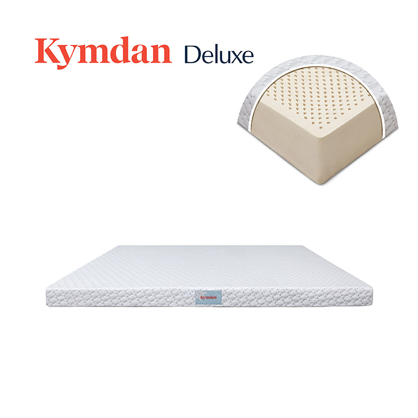 Nệm cao su thiên nhiên Kymdan Deluxe 160 x 200/180 x 200 độ dày 7.5cm