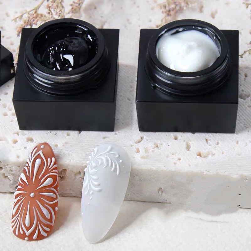 Gel vẽ nổi đen trắng Paula