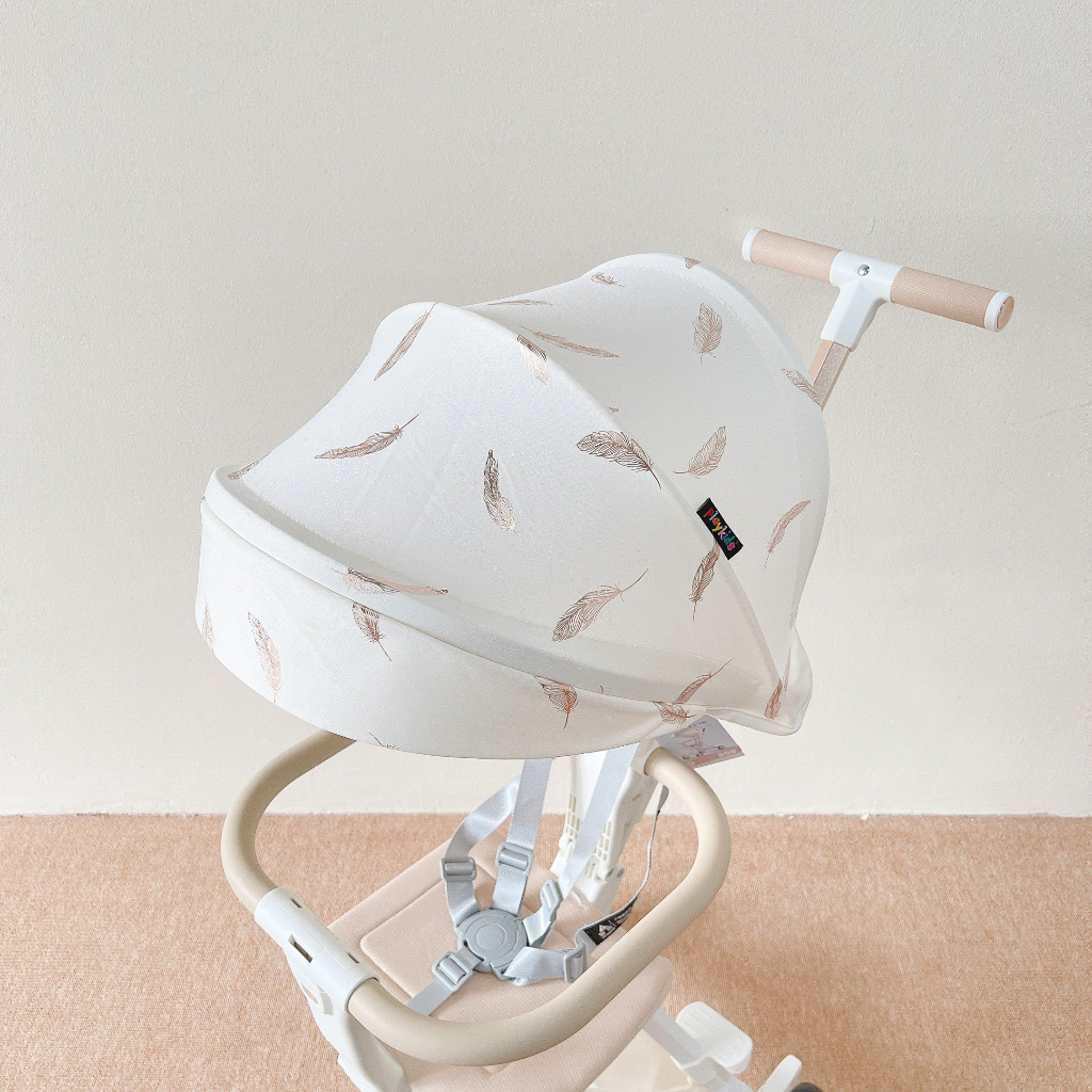 Xe đẩy gấp gọn 2 chiều cho bé Playkids Stroller X1, xe đẩy du lịch siêu nhẹ