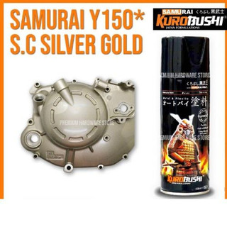 Y150* - sơn xịt samurai màu vàng bạc s.c - s.c silver gold