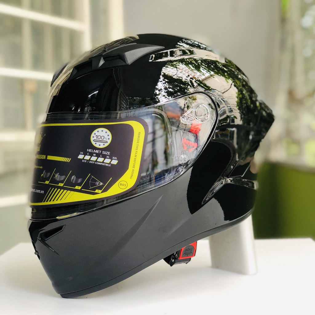 MŨ BẢO HIỂM FULLFACE 2 KÍNH LÓT THÁO RỜI CHÍNH HÃNG ROYAL M266- BẢO HÀNH 12 THÁNG