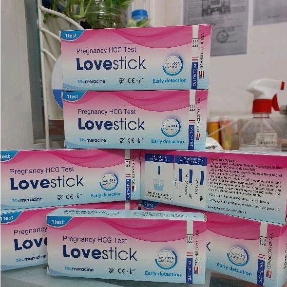 combo 3 que thử thai Lovestick: công nghệ Hoa Kỳ