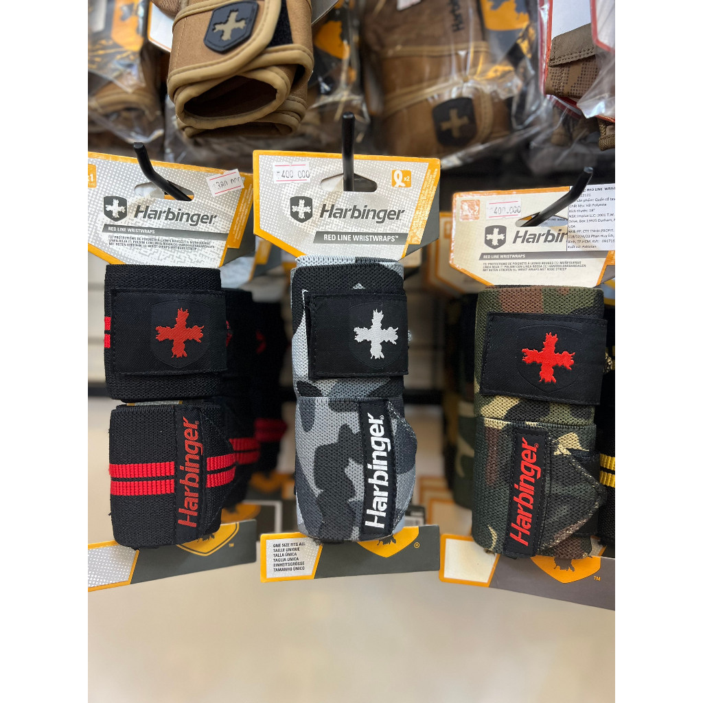 Quấn cổ tay tập Gym Harbinger Pro WristWraps
