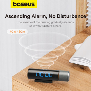Đồng Hồ Hẹn Giờ Đếm Ngược Baseus Heyo | Đế Hít Nam Châm, Màn Hình LED Xoay Lật
