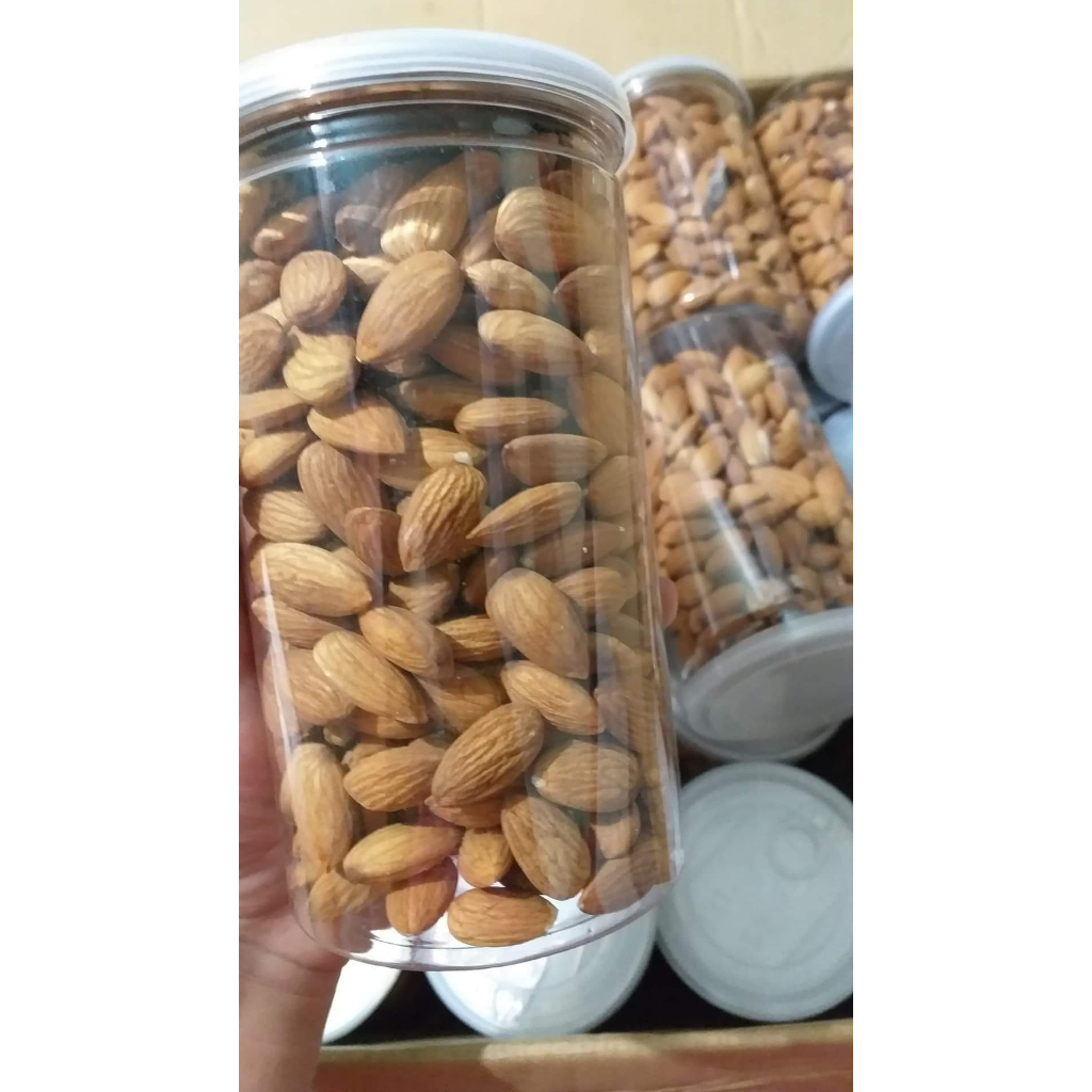 500g Hạt Hạnh Nhân sấy chín nguyên vị ăn liền HADIFOOD, thơm ngon giòn béo