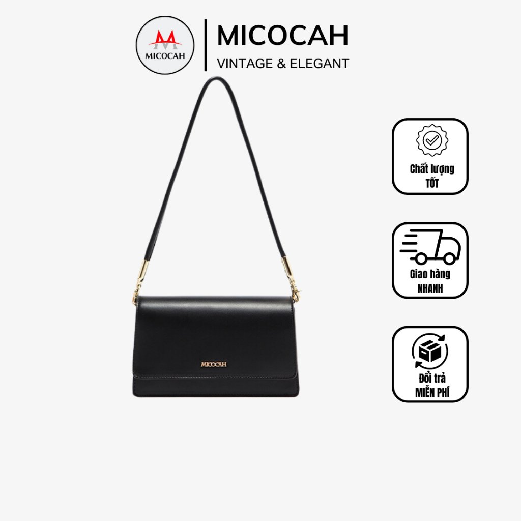 Túi Xách Nữ Chính Hãng MICOCAH Đeo Chéo Đeo Vai Thời Trang Nhiều Ngăn Chất Da Cao Cấp Cực Đẹp MC21 - Micocah Mall