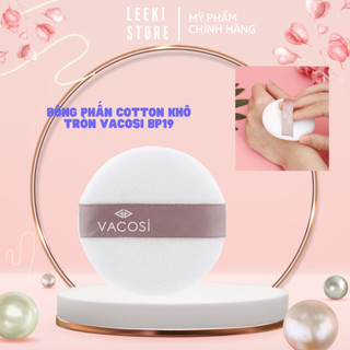 Bông Phấn Cotton Khô Tròn Vacosi BP19