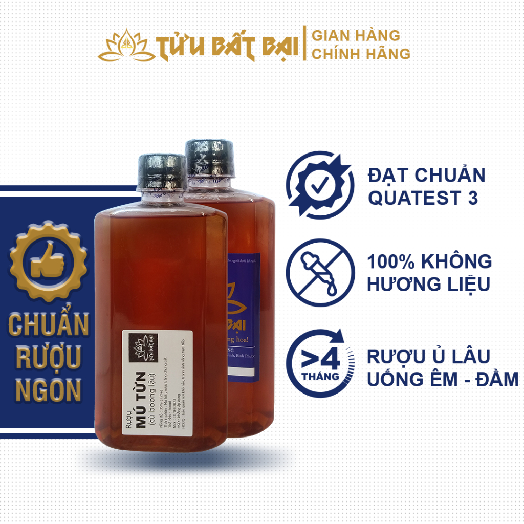 Rượu Mú Từn (Cù Boong Lậu) 500ml Loại Ngon Bổ Dương