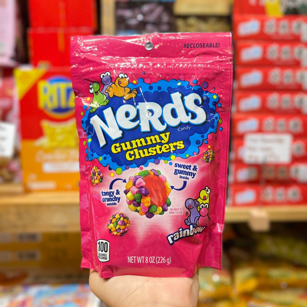 Kẹo Nerds Gummy Clusters 226G